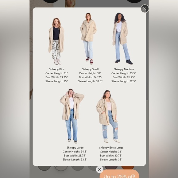 Unhide Shleepy Robe Everywhere Blanket in Beige Bear - Picture 5 of 12